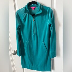 NWOT Lilly Pulitzer Turquoise Skipper Dress Size XS